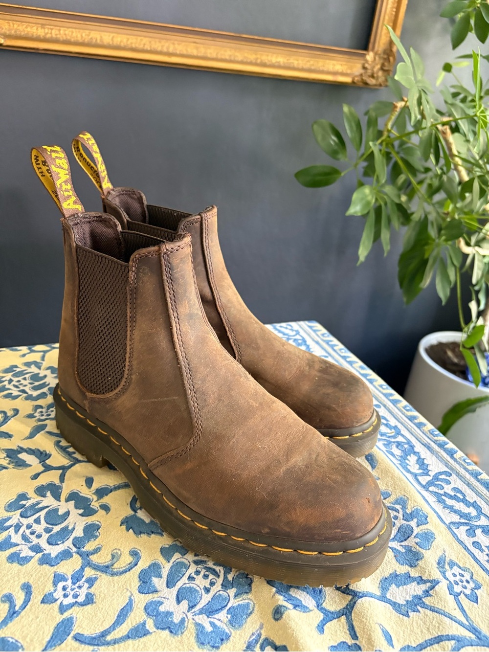 Dr. Martens Non slip Brown Chelsea Boots